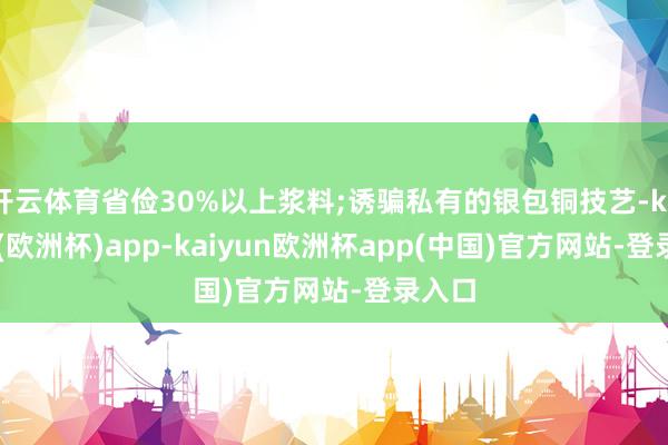 开云体育省俭30%以上浆料;诱骗私有的银包铜技艺-kaiyun(欧洲杯)app-kaiyun欧洲杯app(中国)官方网站-登录入口