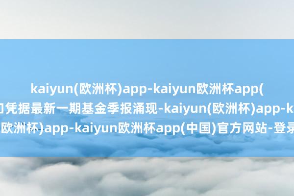 kaiyun(欧洲杯)app-kaiyun欧洲杯app(中国)官方网站-登录入口凭据最新一期基金季报涌现-kaiyun(欧洲杯)app-kaiyun欧洲杯app(中国)官方网站-登录入口